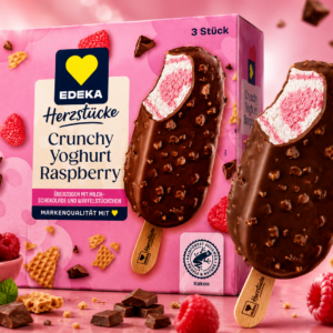 Crunchy yogurt rasberry 3x90ml
