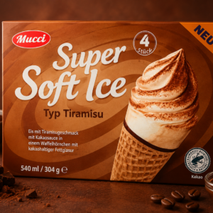 Super Soft Ice Tiramisu 4x185ml