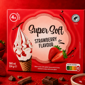 Super Soft strawberry 4x140ml