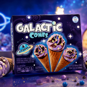 Galactic cones 4x130ml