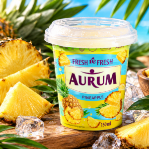 AURUM Ananassisorbett 4x150ml