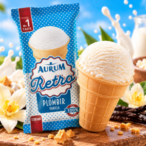 Aurum Retro plombiir 4x130ml